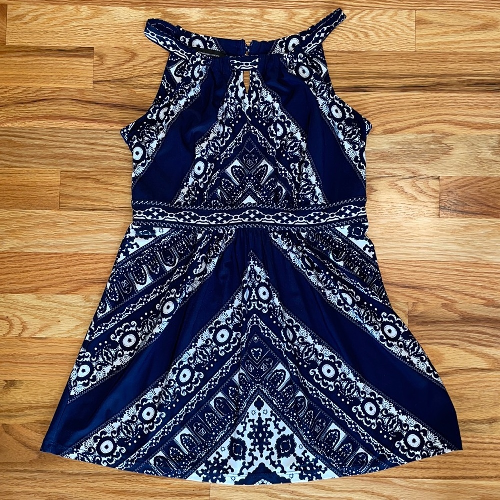 INC Empire Waist Halter Top Size XS